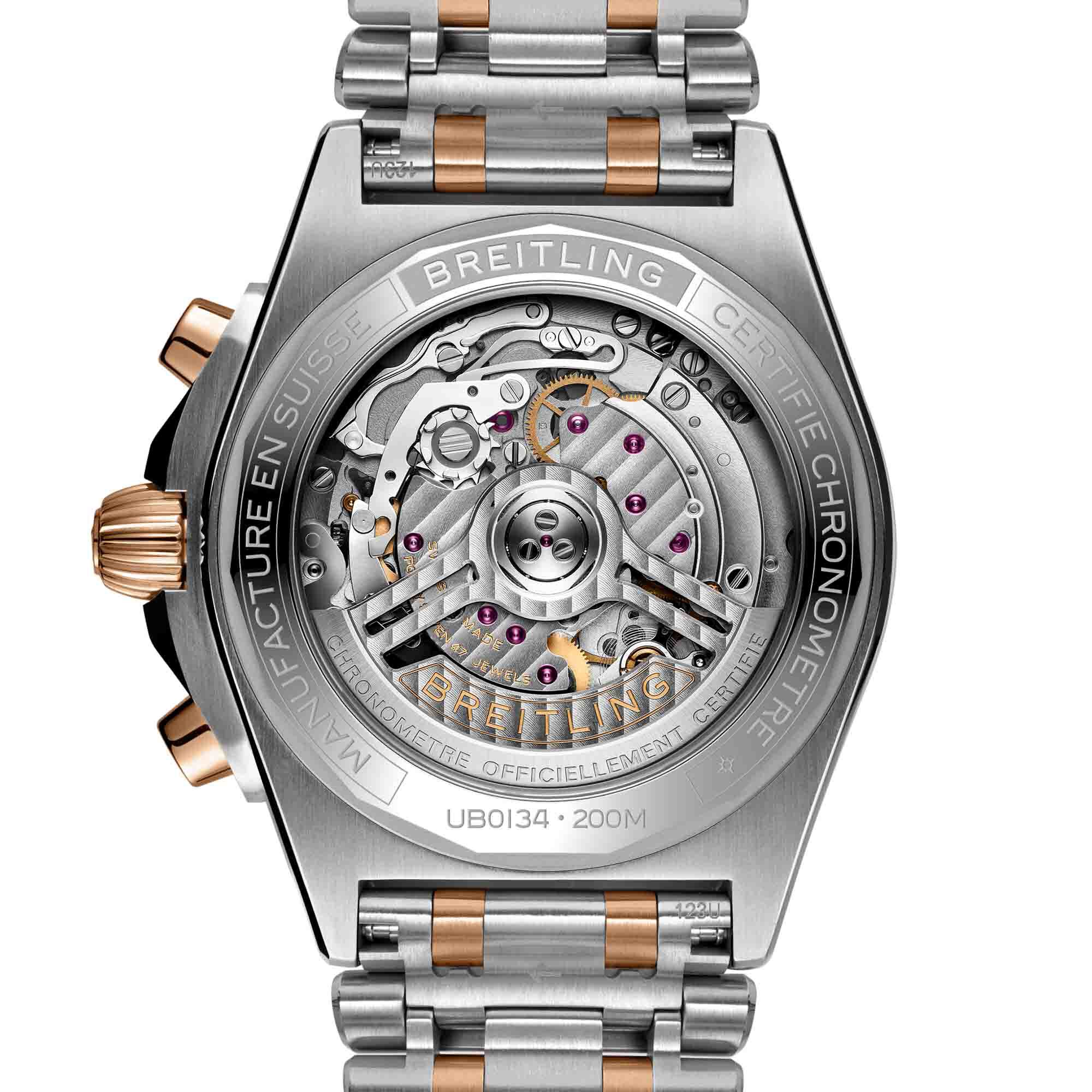 Breitling chronomat gold steel top